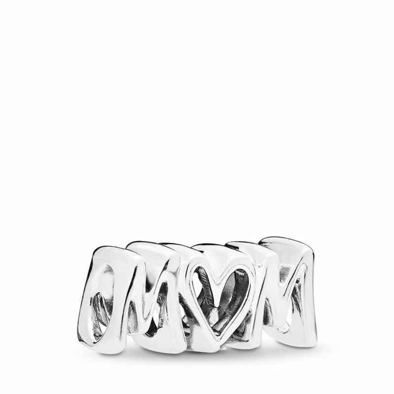 Pandora Mom Script Charm - Sterling Silver - Canada | TK7838YT